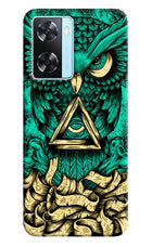 Green Owl Oppo A77 2022 Back Cover