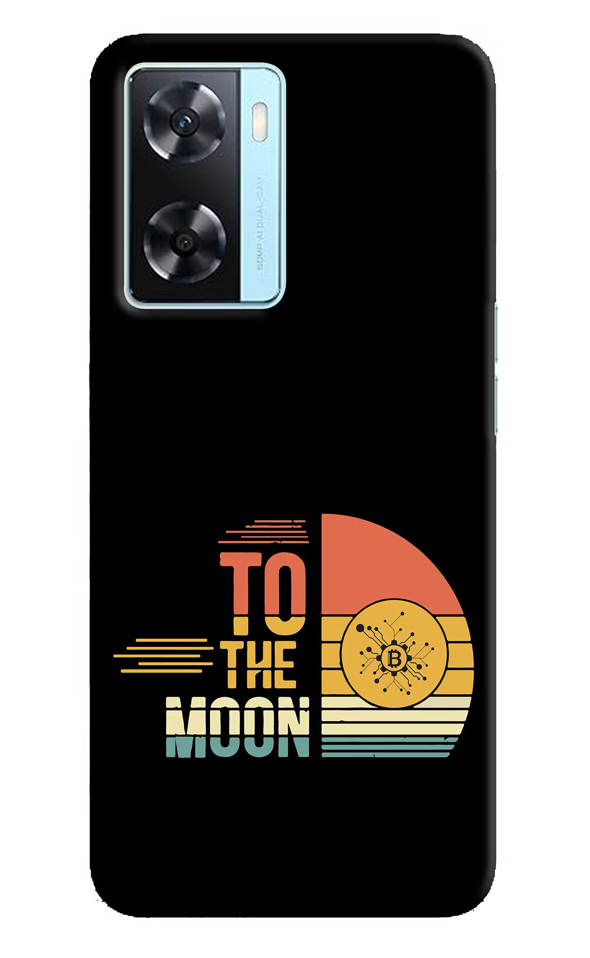 To the Moon Oppo A77 2022 Back Cover