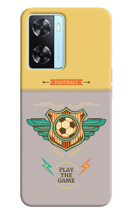Football Oppo A77 2022 Back Cover