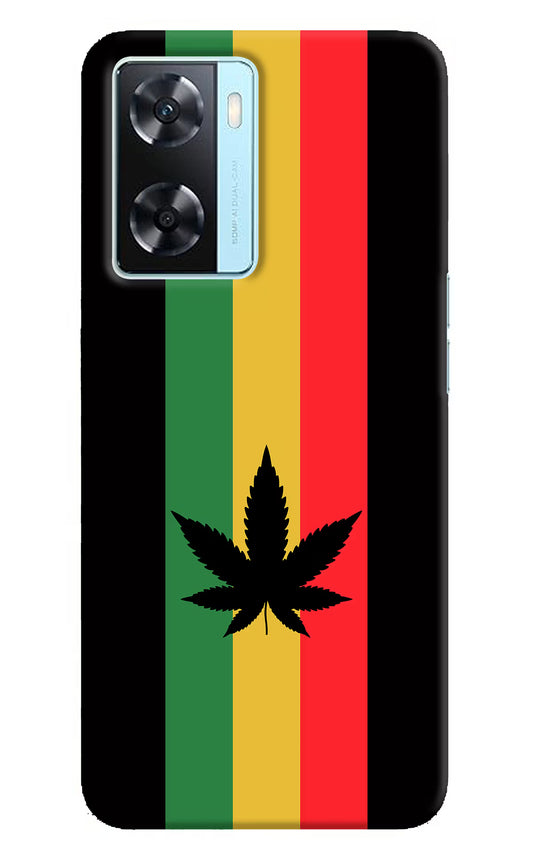 Weed Flag Oppo A77 2022 Back Cover