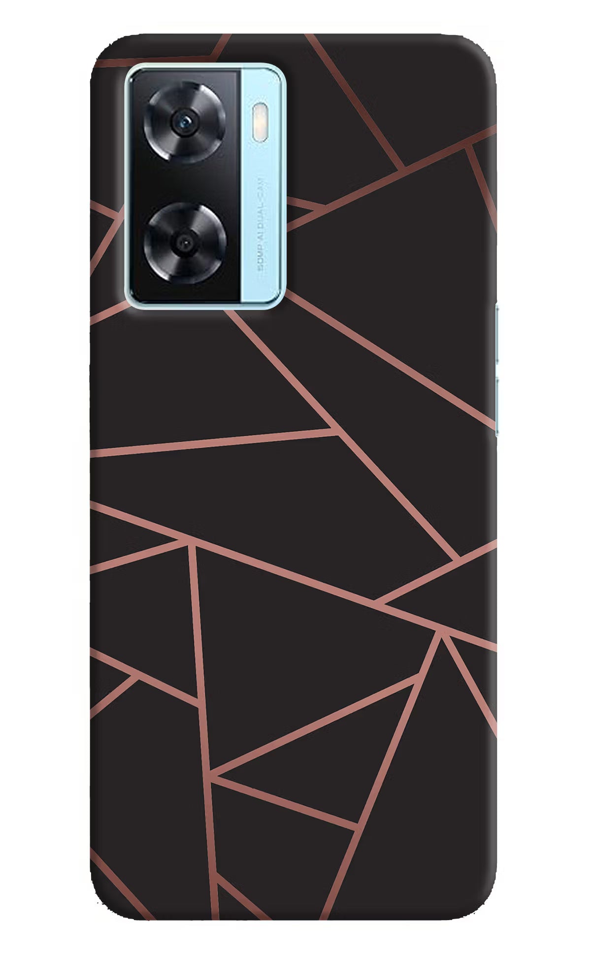 Geometric Pattern Oppo A77 2022 Back Cover
