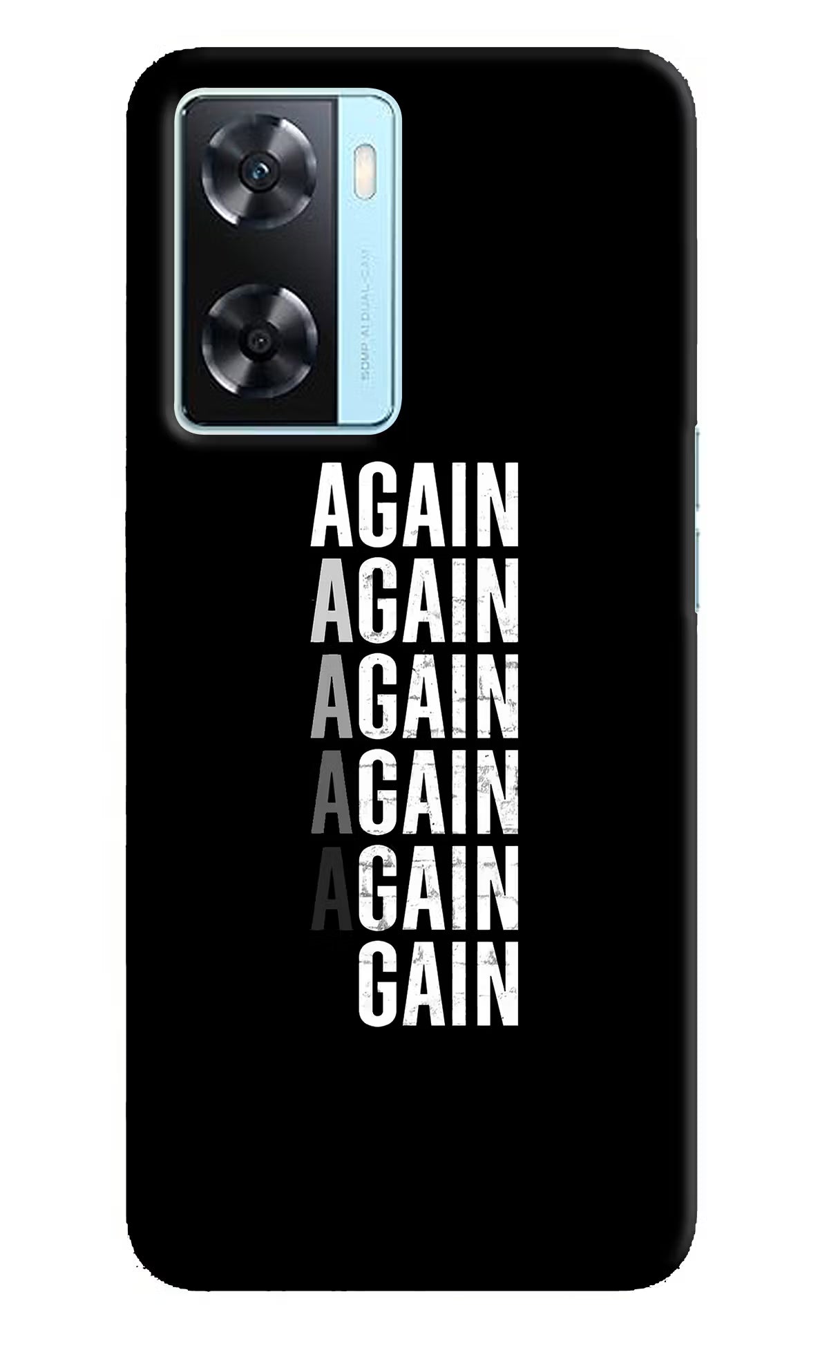 Again Again Gain Oppo A77 2022 Back Cover
