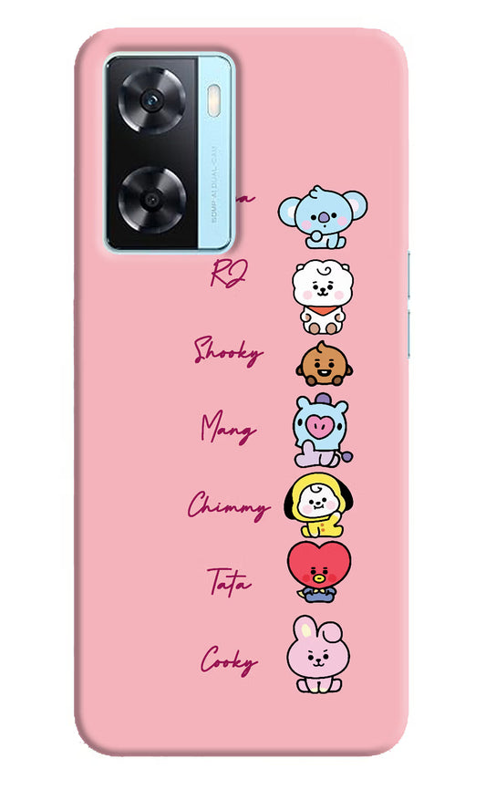BTS names Oppo A77 2022 Back Cover