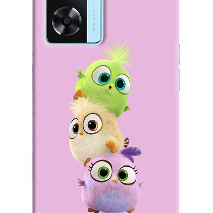 Cute Little Birds Oppo A77 2022 Back Cover
