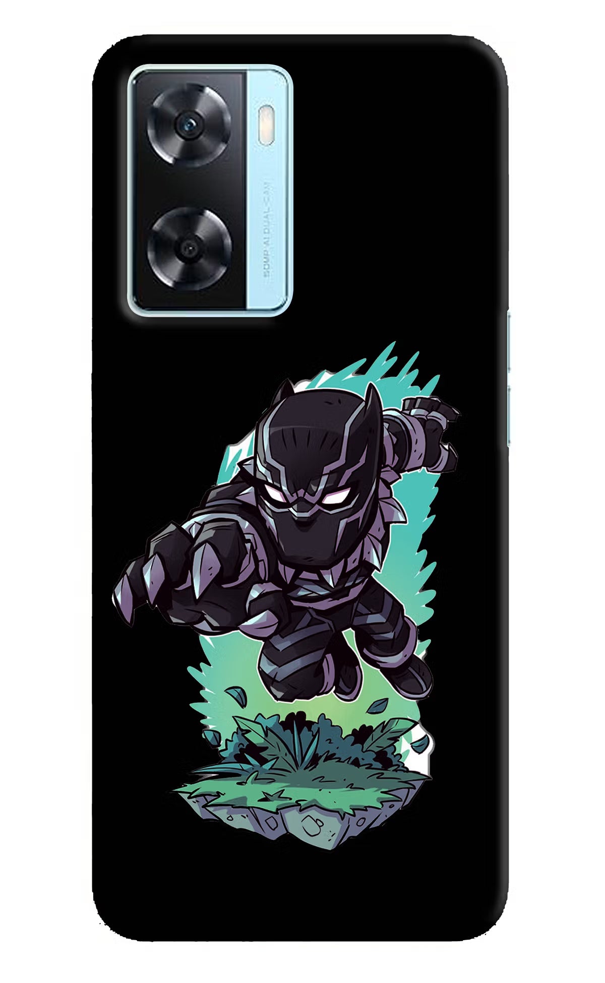 Black Panther Oppo A77 2022 Back Cover
