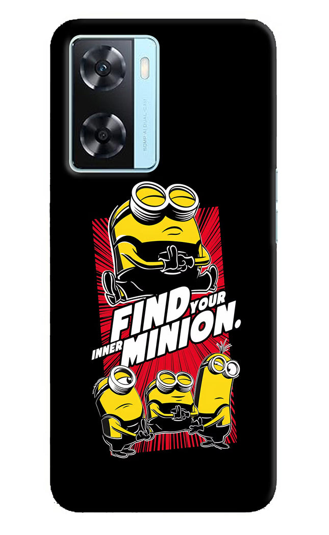 Find your inner Minion Oppo A77 2022 Back Cover
