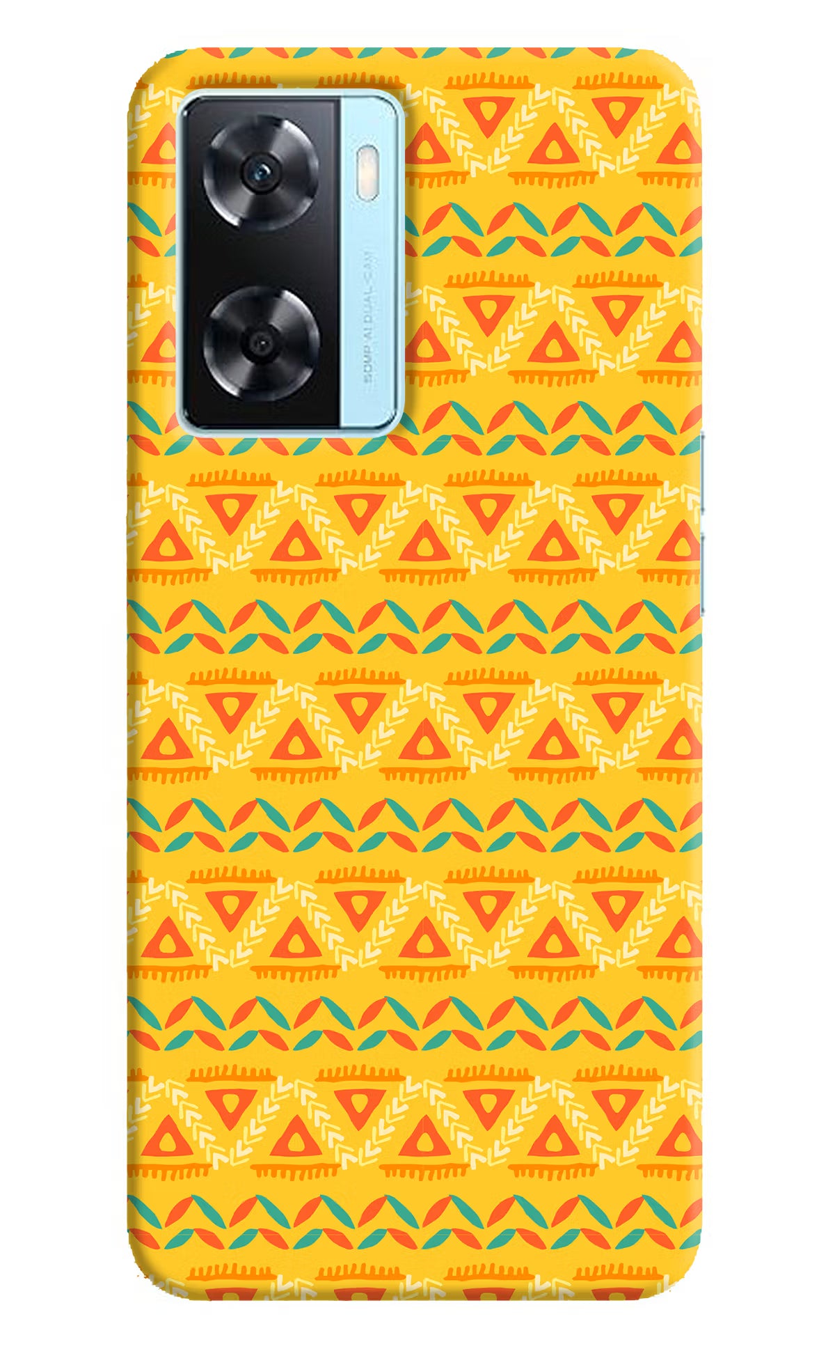 Tribal Pattern Oppo A77 2022 Back Cover