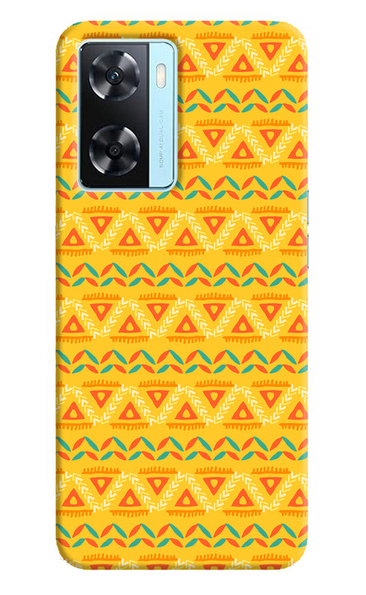 Tribal Pattern Oppo A77 2022 Back Cover