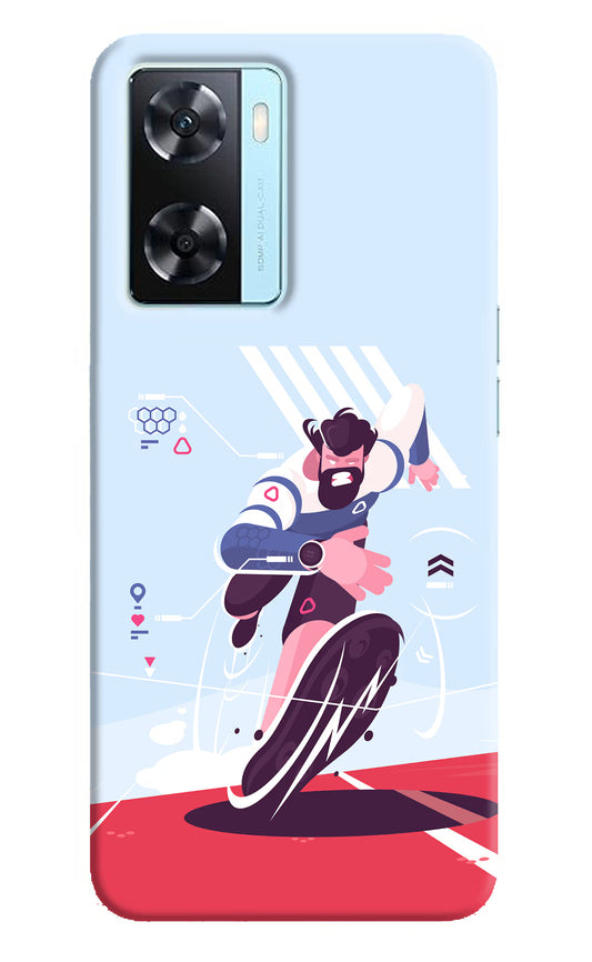 Run Pro Oppo A77 2022 Back Cover