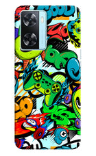 Game Doodle Oppo A77 2022 Back Cover