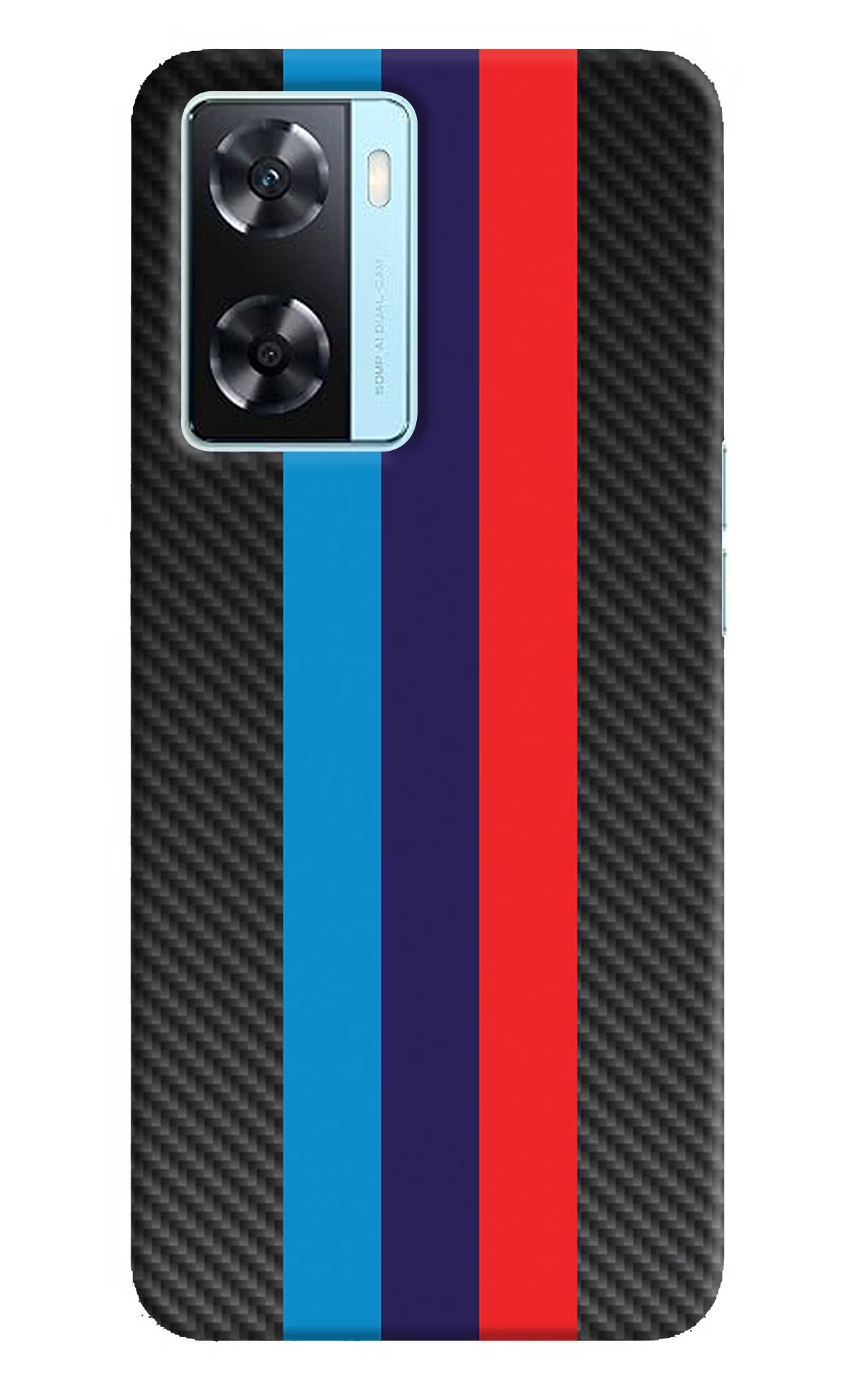 BMW Stripes Pattern Oppo A77 2022 Back Cover