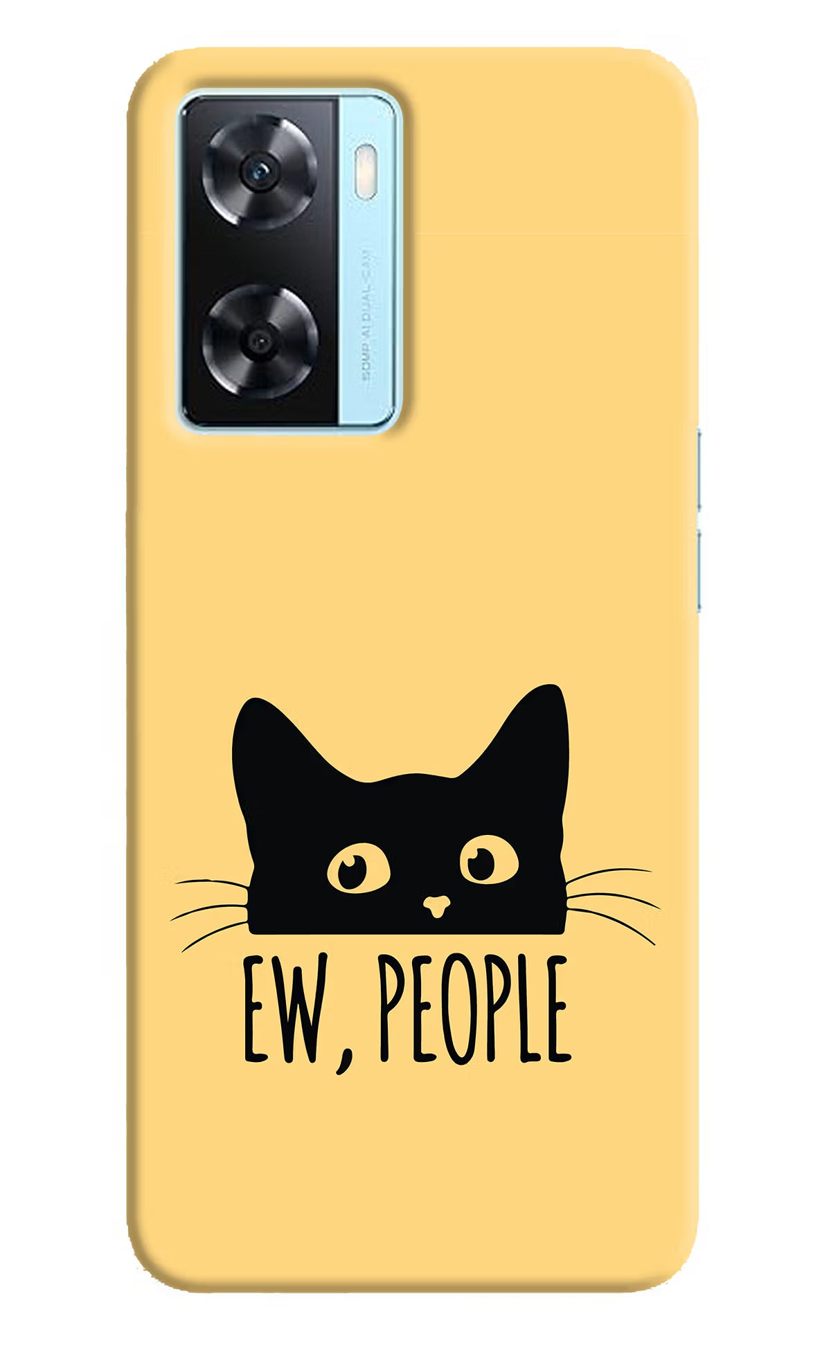 Ew People Catitude Oppo A77 2022 Back Cover
