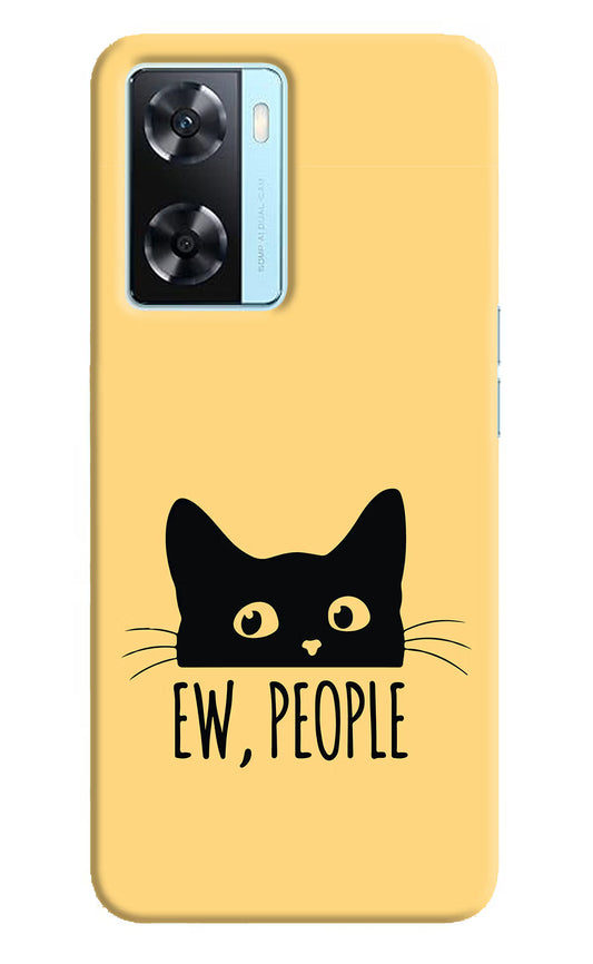 Ew People Catitude Oppo A77 2022 Back Cover