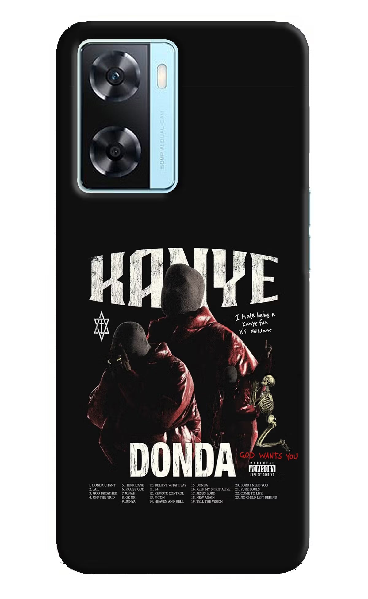 Donda Kanye West Oppo A77 2022 Back Cover
