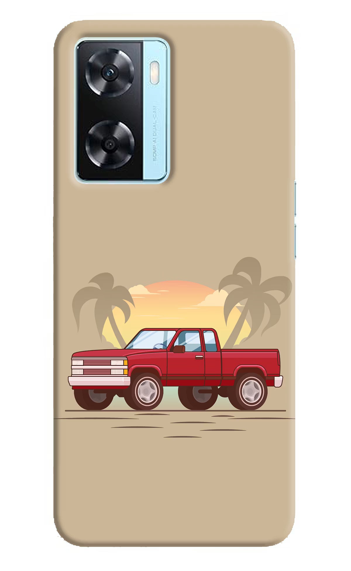 Desert Classic Drive Oppo A77 2022 Back Cover