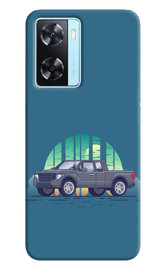 Retro Garage Vibe Oppo A77 2022 Back Cover
