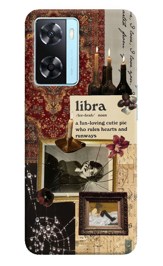 Libra Zodiac Oppo A77 2022 Hard Case Back Cover by Casekaro