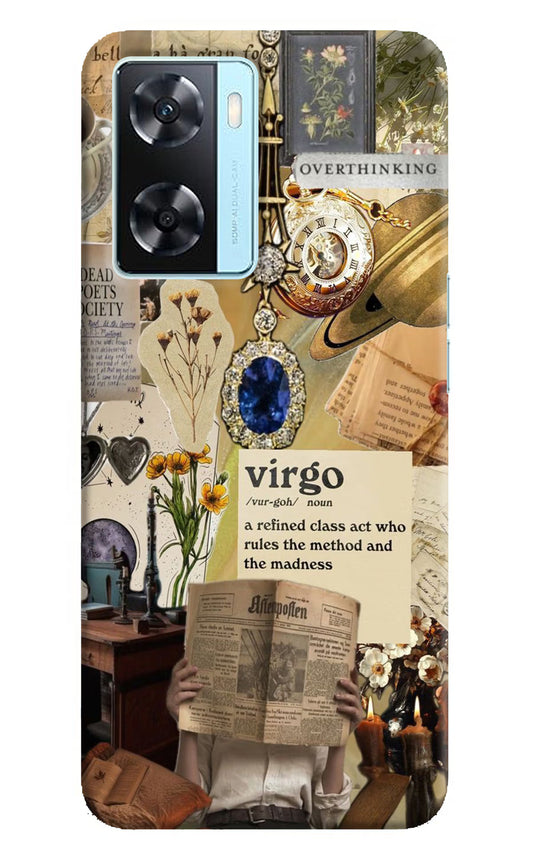 Virgo Zodiac Oppo A77 2022 Hard Case Back Cover by Casekaro