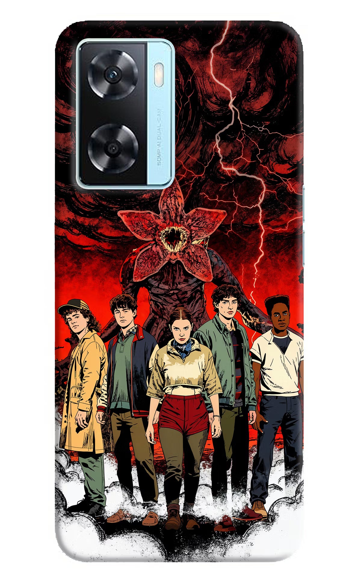 Ordinary Things Characters Oppo A77 2022 Hard Case Back Cover by Casekaro