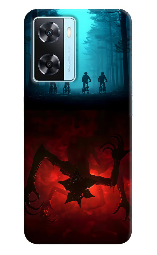 Ordinary Things Downside Up Oppo A77 2022 Hard Case Back Cover by Casekaro