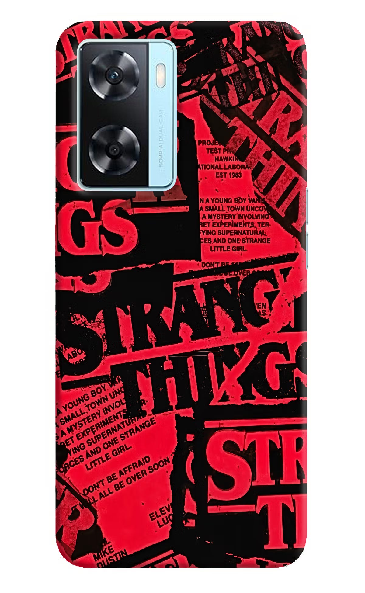 Ordinary Things Oppo A77 2022 Hard Case Back Cover by Casekaro