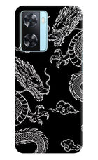 Twin Dragons Oppo A77 2022 Hard Case Back Cover by Casekaro