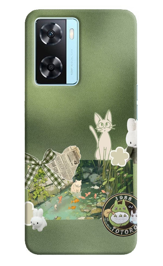 Aesthetic anime Oppo A77 2022 Back Cover