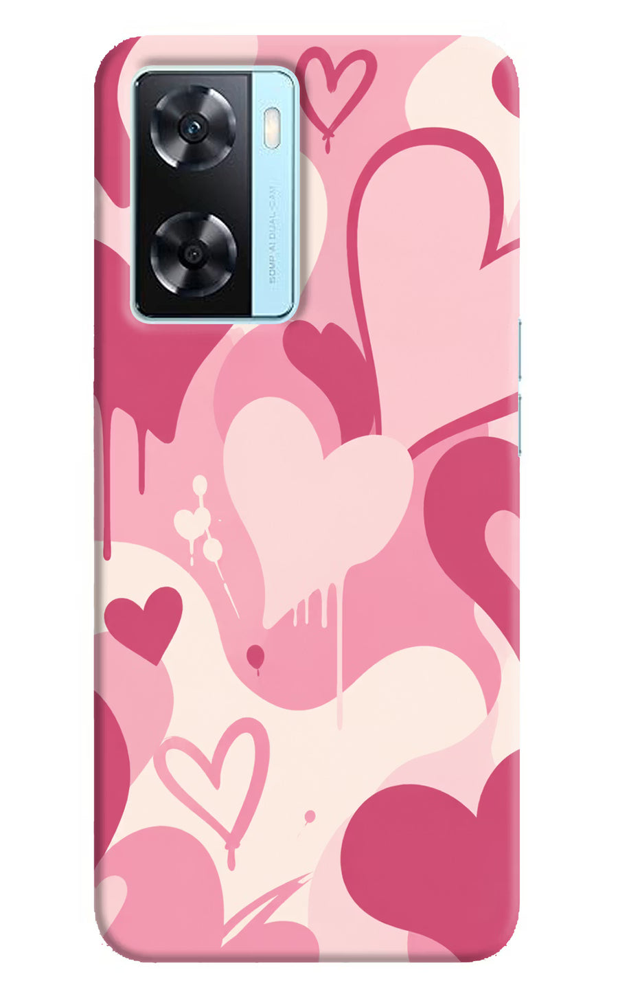Hearty case Oppo A77 2022 Back Cover, Hard case