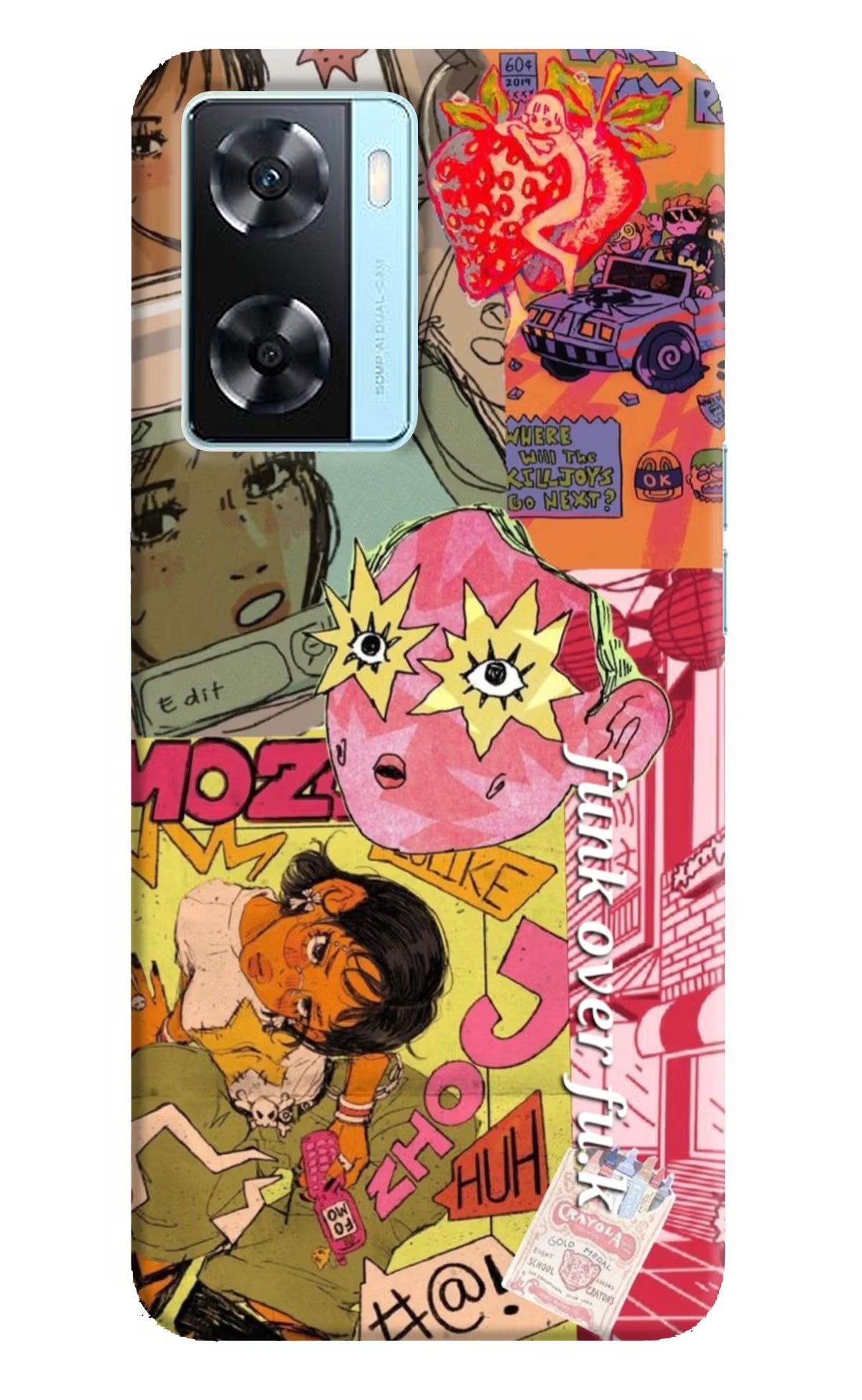 Funkover Oppo A77 2022 Back Cover