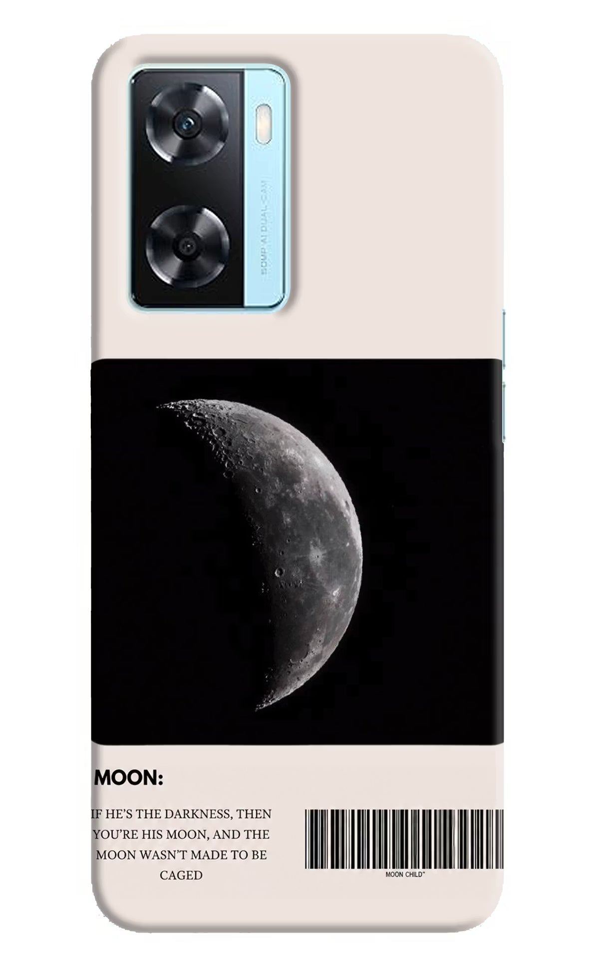 Moon Phase Oppo A77 2022 Back Cover