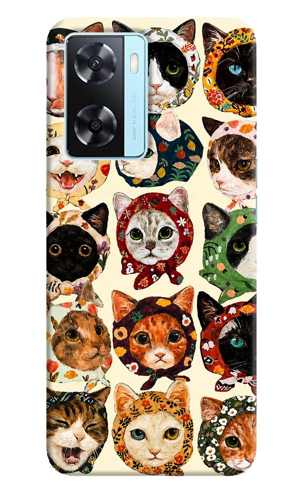 Cool Cat Oppo A77 2022 Back Cover