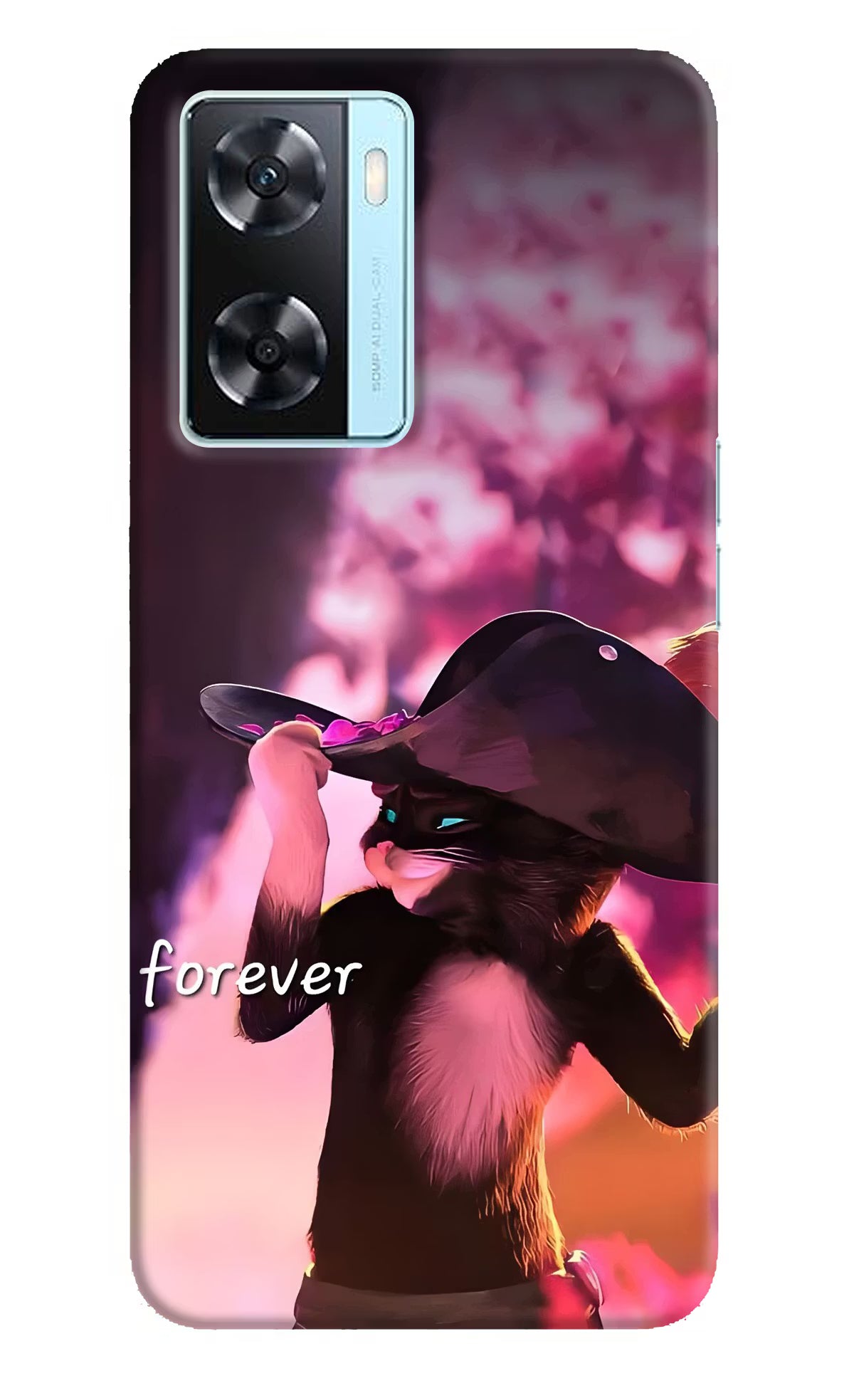 Forever Cat Oppo A77 2022 Back Cover