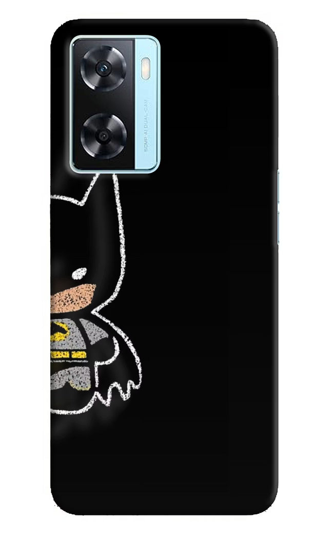 Bat Kitty Oppo A77 2022 Hard Case Back Cover by Casekaro