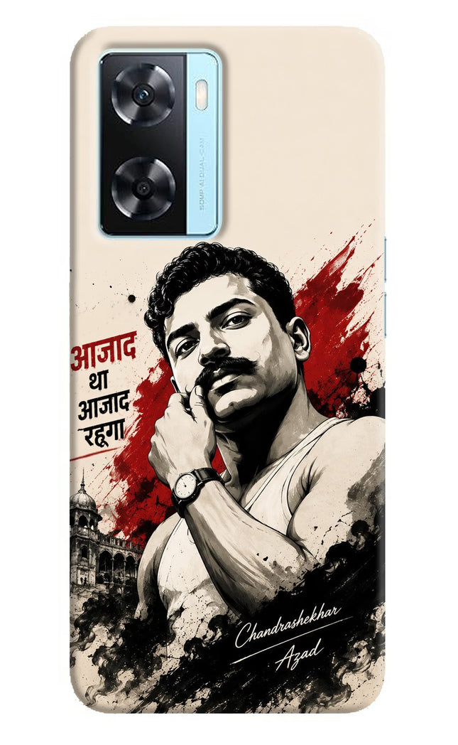 Chandrashekhar Azad Fearless Oppo A77 2022 Hard Case Back Cover by Casekaro