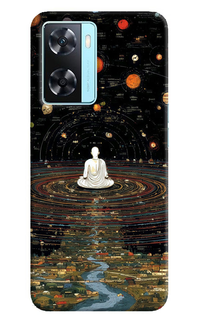 Space Monk Oppo A77 2022 Hard Case Back Cover by Casekaro