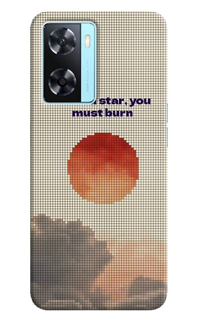 Pixel Sun Oppo A77 2022 Hard Case Back Cover by Casekaro