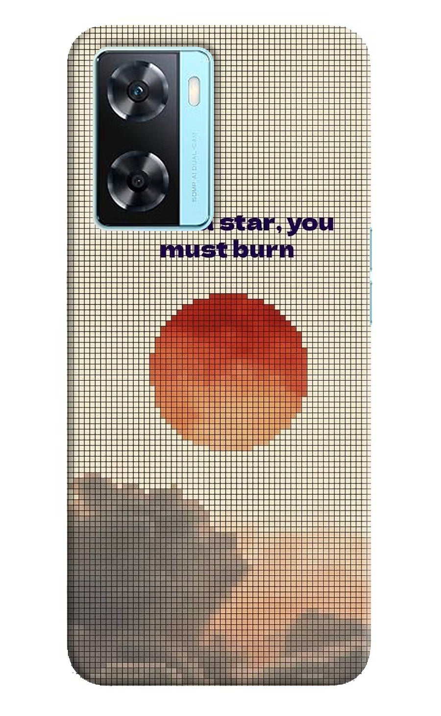 Pixel Sun Oppo A77 2022 Back Cover, Hard case
