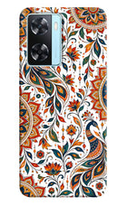 White Mayura Oppo A77 2022 Hard Case Back Cover by Casekaro