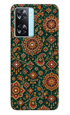 Green Pataka Oppo A77 2022 Hard Case Back Cover by Casekaro