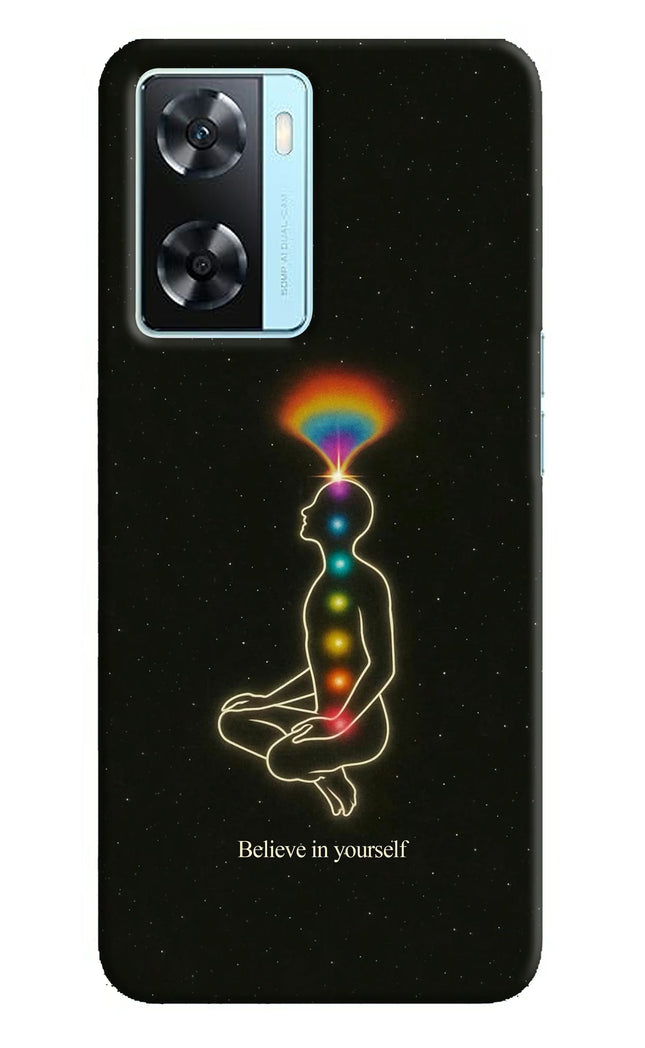 Believe in yourself Oppo A77 2022 Hard Case Back Cover by Casekaro