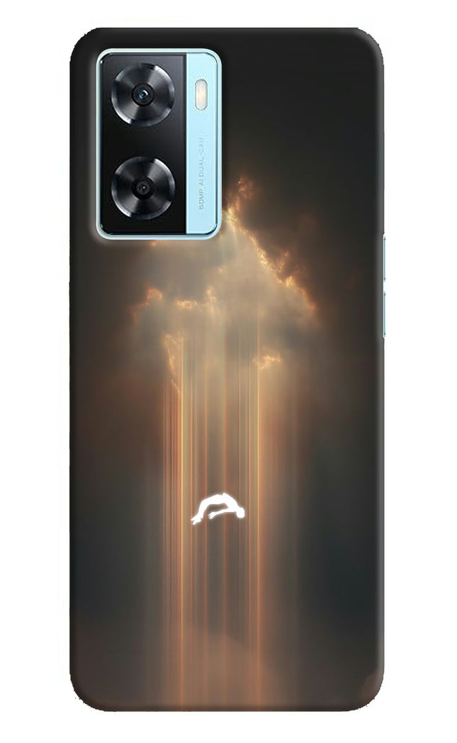 Heavenly Beam Oppo A77 2022 Hard Case Back Cover by Casekaro