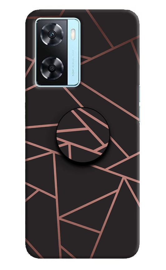 Geometric Pattern Oppo A77 2022 Pop Case