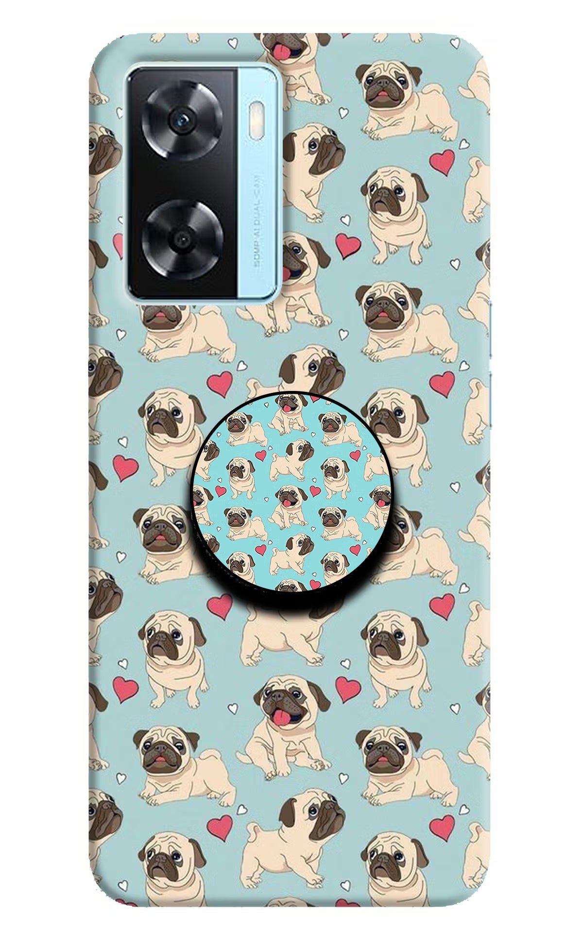 Pug Dog Oppo A77 2022 Pop Case