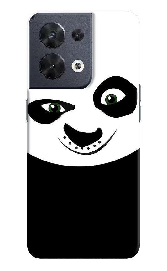 Panda Oppo Reno8 Hard Case Back Cover by Casekaro