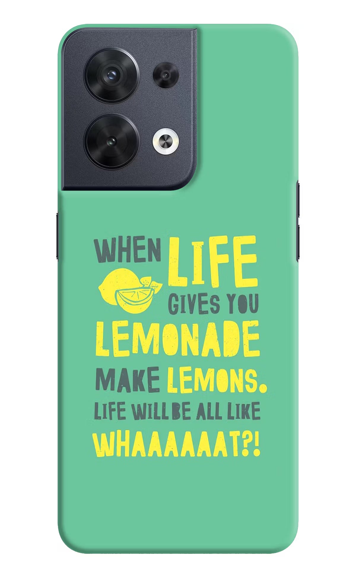 Quote Oppo Reno8 Hard Case Back Cover by Casekaro