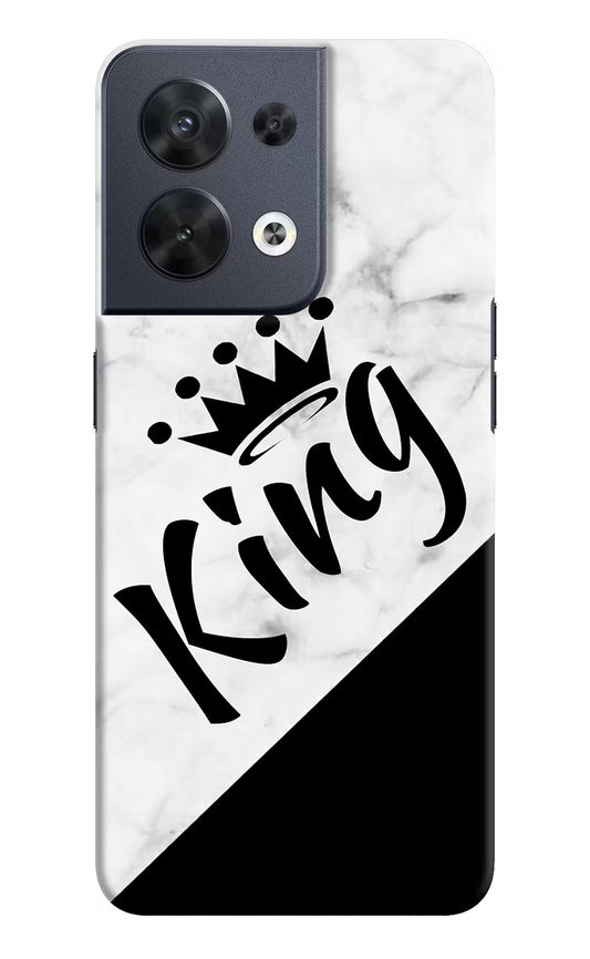 King Oppo Reno8 Hard Case Back Cover by Casekaro
