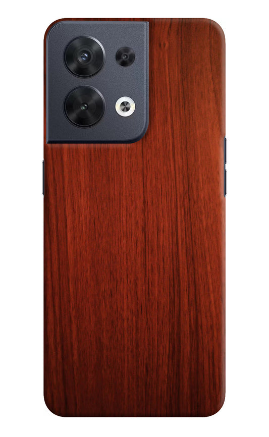Wooden Plain Pattern Oppo Reno8 Hard Case Back Cover by Casekaro