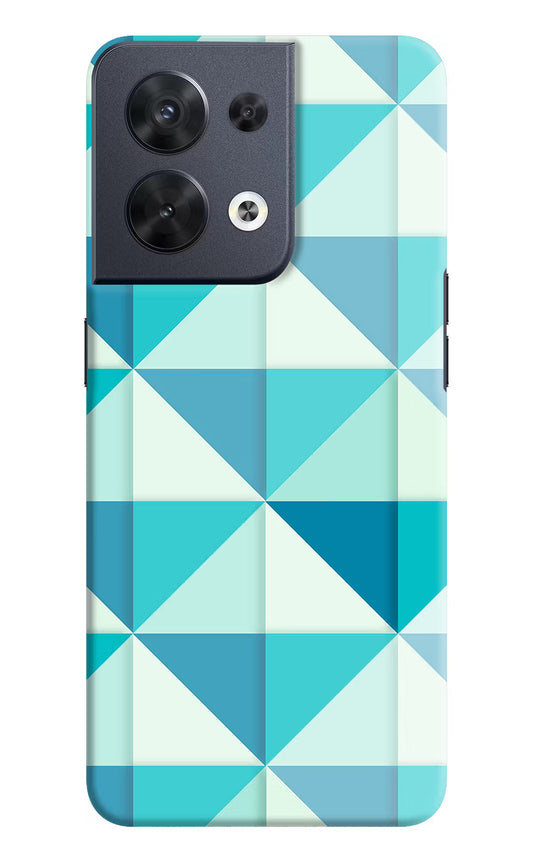 Abstract Oppo Reno8 Hard Case Back Cover by Casekaro