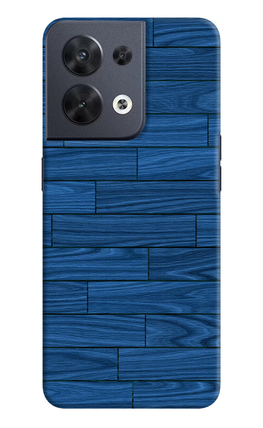 Wooden Texture Oppo Reno8 Hard Case Back Cover by Casekaro
