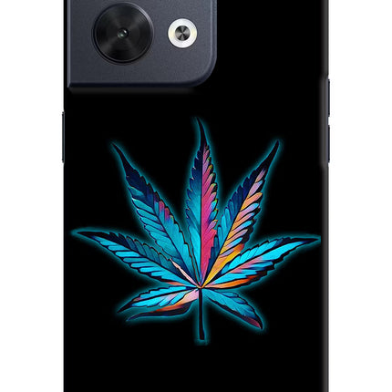 Weed Oppo Reno8 Hard Case Back Cover by Casekaro